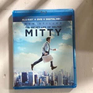 Secret Life of Walter Mitty Blu-ray and Dvd